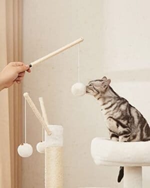 Kat Kradsestolpe med Kattebakke Vintage Brun - Image 3