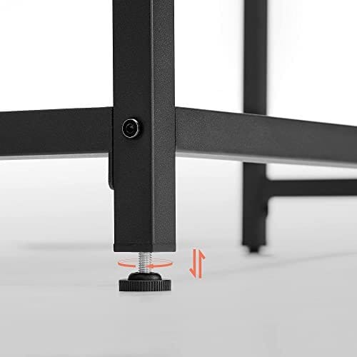 Vasagle Writing Desk, Computer Desk, Small Office Table, 120 x 60 x 75 cm, Study, Home Office, Simple Assembly, Steel, Industrial Design, Rustic Brown og Black LWD039B01 7 Vasagle Writing Desk, Computer Desk, Small Office Table, 120 x 60 x 75 cm, Study, Home Office, Simple Assembly, Steel, Industrial Design, Rustic Brown og Black LWD039B01 - Billede 7