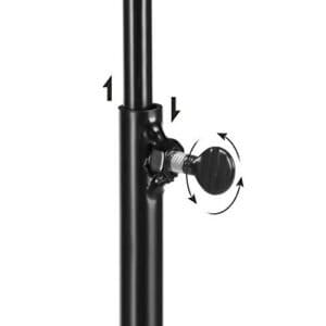 Songmics Jewellery Display Stand Holder, Metal Jewellery Rack Tree, til halskæder, chokere, armbånd, øreringe, god gaveide, sort JJS04BK - Image 6
