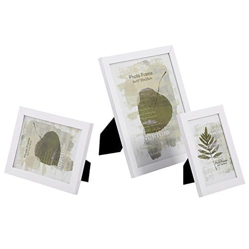 Songmics -billedrammer sæt med 10 fotorammer - to 8 "x 10", fire 5 "x 7", fire 4 "x 6", hvid 6 Songmics -billedrammer sæt med 10 fotorammer - to 8 "x 10", fire 5 "x 7", fire 4 "x 6", hvid - Billede 6