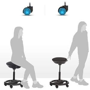 Songmics Aktiv siddende balancestol, Height Justerable Work Affol - Image 6