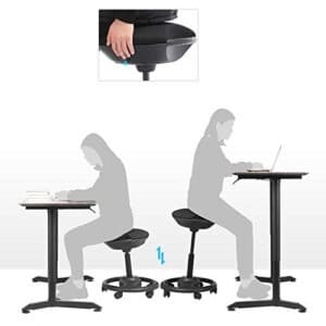 Songmics Aktiv siddende balancestol, Height Justerable Work Affol - Image 5
