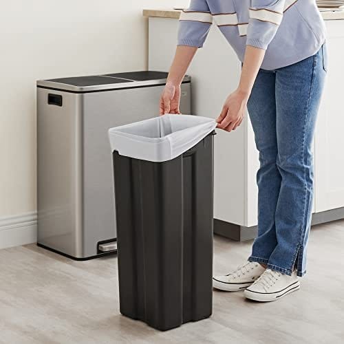 Songmics DrawString Bin Bags, Bin Liners til 30L Rubbish Bins, Code 30A, Custom Fit, 2 Rolls, 90 stykker, White KRB30A02 3 Songmics DrawString Bin Bags, Bin Liners til 30L Rubbish Bins, Code 30A, Custom Fit, 2 Rolls, 90 stykker, White KRB30A02 - Billede 3