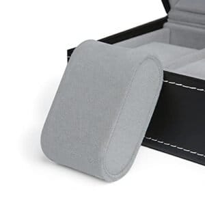 Songmics Watch Box med 5 rum, glaslåg, urboks med blødt fløjlforing - Image 5