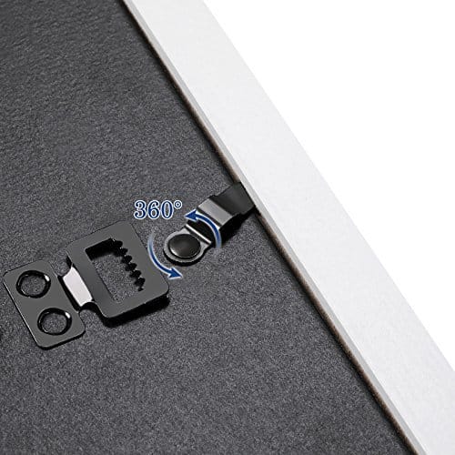 Songmics -billedrammer sæt med 10 fotorammer - to 8 "x 10", fire 5 "x 7", fire 4 "x 6", hvid 5 Songmics -billedrammer sæt med 10 fotorammer - to 8 "x 10", fire 5 "x 7", fire 4 "x 6", hvid - Billede 5
