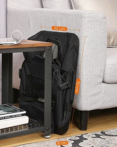 Hundeholder, Foldbar Kæledyrsbærer i Stof, 70 X 52 X 52 Cm, Sort 7 Hundeholder, Foldbar Kæledyrsbærer i Stof, 70 X 52 X 52 Cm, Sort - Billede 7