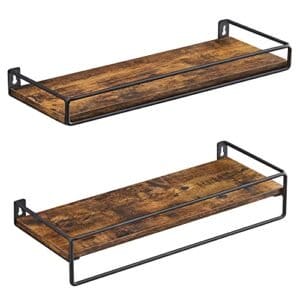 Vasagle Wall Shelf, Wall Board for Books LWS441B01