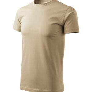 Herre T-shirt Malfini Basic, Beige 160g/m2