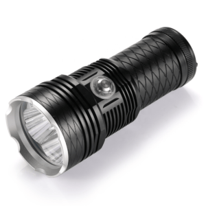 Taktinis 4-ių LED Rankinis Žibintas Dive Light XHP70, Atsparus Vandeniui iki 200m