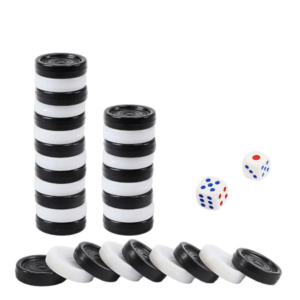 Sæt Plastskinner 2,2x0,6 Cm og Terninger