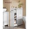Badeværelsesskab, Smal Opbevaringsenhed, Toiletpapirholder, Skyhvid 2 Badeværelsesskab, Smal Opbevaringsenhed, Toiletpapirholder, Skyhvid - Billede 2