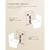 Badeværelsesskab, Smal Opbevaringsenhed, Toiletpapirholder, Skyhvid 5 Badeværelsesskab, Smal Opbevaringsenhed, Toiletpapirholder, Skyhvid - Billede 5