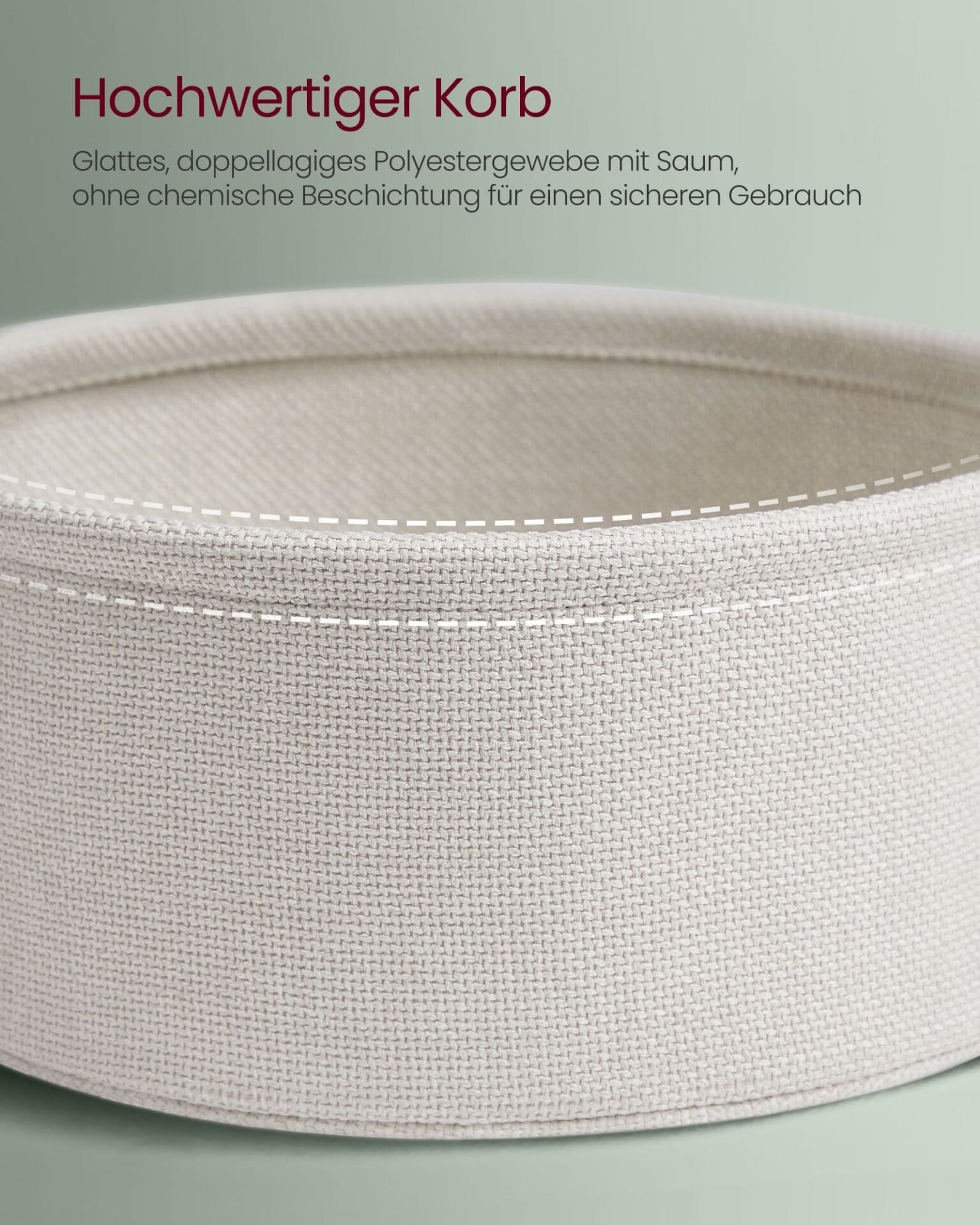 Rundt sidebord med ladestation, sofabord, USB-tilslutninger, natbord, Forest Green-Cream White 7 Rundt sidebord med ladestation, sofabord, USB-tilslutninger, natbord, Forest Green-Cream White - Billede 7