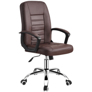 Arbejdsstol 44x49x99-109cm Brun