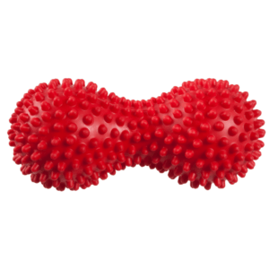 Genoptræningsbold Aflang med Pigge 17x8cm Rød