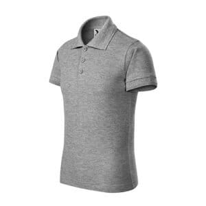 Børne Polo Shirt Malfini Pique Polo, Grå - Image 2