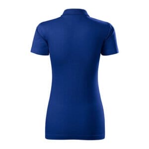 Dame Poloshirt Malfini Single J. Blå - Image 3