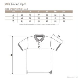 Herre Polo Shirt Malfini Krave Up, Bordeaux - Image 2