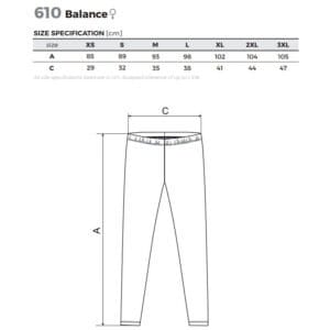 Dameleggings i Balance, Sort Farve - Image 2