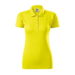 Dame Poloshirt Adler Malfini J., Citronfarve - Image 3