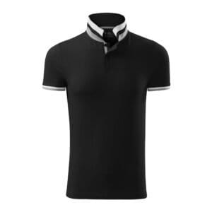 Herre Polo Shirt Malfini Krave Up, Sort - Billede 3