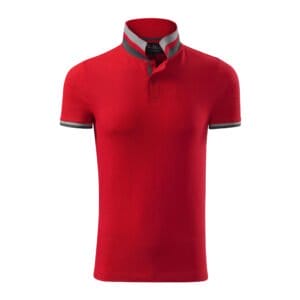 Herre Polo Shirt Malfini Krave Op, Rød - Image 3