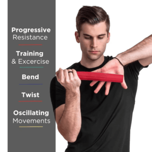 Arm Træner Flexbar Hård, Rød 25 Lbs - Image 3