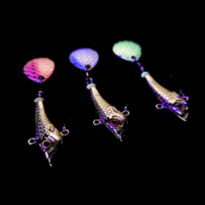 Quantal Lake Tail Spinner Helix 8 Sølv Sp, Hale Rød Uv - Image 2