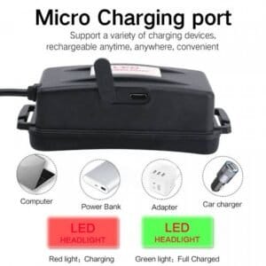 Led Pandelampe Boruit Rj-3000 Uv og Hvidt Lys - Image 3
