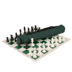 Skaksæt med Sager, Dronning 9,5 Cm, Bræt 50x50 - Image 2