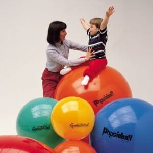 Gymnastikbold Original Pezzi Physioball 120cm, Orange - Image 2