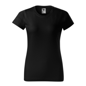 Dame T-shirt Malfini Basic 134, Sort - Image 2