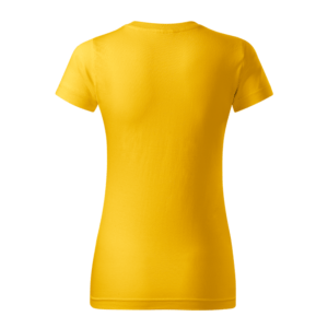 Dame T-shirt Malfini Basic 134, Gul - Image 3