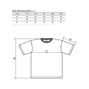 Børne T-shirt Malfini Classic 100, Kongeblå - Image 2