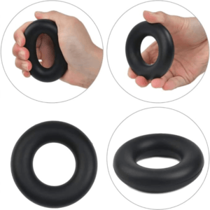 Gummi Ekspander- Ring Tommer Ekstra Hård 88 Mm. 60 Lbs Sort - Image 2