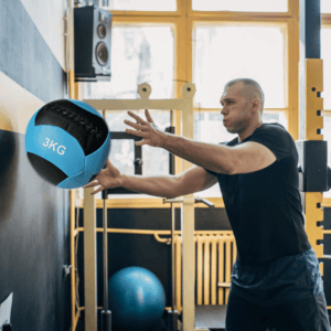 Læder Vægttræningsbold Thoms Wall Ball 3kg. - Image 2
