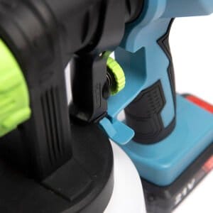 QLT Batteridrevet spraypistol til maling, lak og bejdse – Airbrush spraypistol – 800ML - Image 5