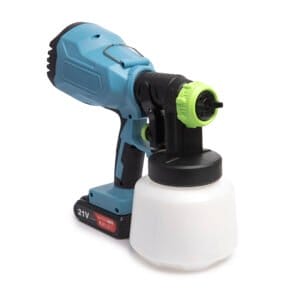 QLT Batteridrevet spraypistol til maling, lak og bejdse – Airbrush spraypistol – 800ML