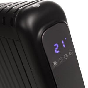 QLT Elektrisk Radiator med App – Oliefri Radiator med Termostat – Sort - Image 4
