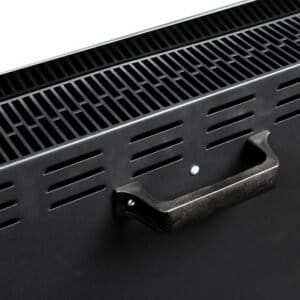 QLT Bøjet Opvarmningspanel af Glas – Elektrisk Radiator med App - Sort - Image 4