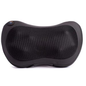 QLT Elektrisk Massageapparat Ryg – Shiatsu Massagepude – 4 Massagerullere