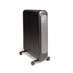 QLT Elektrisk Radiator med App – Oliefri Radiator med Termostat – Sort