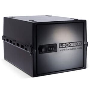 Lockabox One™ Låsbar medicinskab - Opbevaringsboks med tallås - Sort