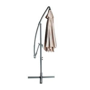 QLT Luxe XXL Parasol - Ø 3 meter - Inklusive beskyttelsespose - Taupe - Image 3