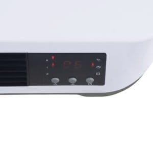 QLT 2-i-1 Varmekar – Elektrisk og keramisk opvarmning – Hvid - Image 5