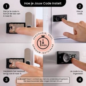 Lockabox One™ Låsbar medicinskab - Opbevaringsboks med tallås - Blå - Image 6