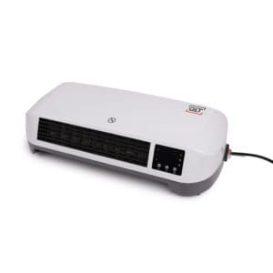 QLT 2-i-1 Varmekar – Elektrisk og keramisk opvarmning – Hvid - Image 6