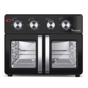 TurboTronic AF32MFD Airfryer XXL og Ovn – Dobbeltdør - 32 Liter – Sort