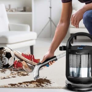 TurboTronic AQV600 Bærbar polstring- og tæpperenser – AquaVac – 400W – Sort - Image 6