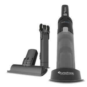 TurboTronic LUX500 Kostestøvsuger - Håndstøvsuger - Sølv/Sort - Image 4